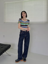 ノンフェードドウワイドパンツ/no.731 Non-Fade Dough Wide Pants