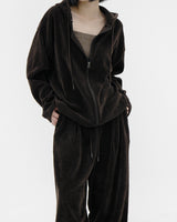 コージーフードジップアップ/Cozy Hood Zip-Up (3color)