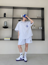 オーバーフィットエンブロイダードTシャツ