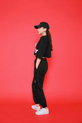 エナジーショートスリーブクロップTシャツ/TOP(7806) Energy Short Sleeve Crop Tee