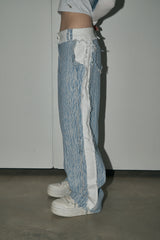 ジャカードデニムパンツ / jacquard denim pt - white
