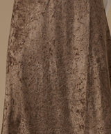 VELVET FLARE SKIRT