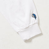 オーバーフィット M ロングスリーブT/OVERFIT M LONG-SLEEVED T-WHITE