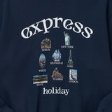 グローバルシチズンスウェットシャツ / Express Holiday Global Citizen Sweatshirt_Navy