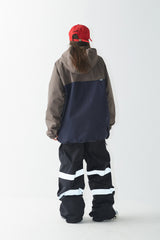 クロスボックスフーデッドジャケット/BSR2223FWJK027 CROSS BOX HOODED JACKET KHAKI WHITE