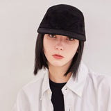 VA Square Suede Camp Cap / Black