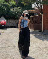 (UNISEX) ストリートカーゴワイドパンツ