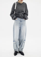 イージーピグメントスウェットシャツ / Easy Pigment Sweatshirt (3color)
