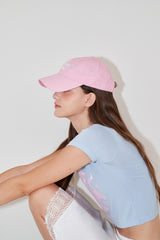 CAT HUMAN LOVE BALL CAP_PINK