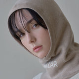 VARZAR Logo Knit Baraclava / Beige
