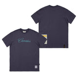 カナビスレタースタンダードTシャツ / CANABIS LETTER STANDARD FIT T-SHIRTS SKY BLUE / PURPLE GREY