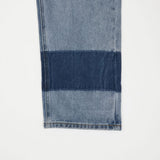 2トーンミックスロールアップデニムパンツ/TWO TONE MIXED ROLL UP DENIM PANTS [6605]
