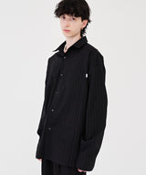 ETHNIC OVERSIZED SHIRT - (BLACK/WHITE/YELLOW)