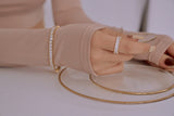 スクエア プロング セッティング リング / Square Prong Setting Ring (gold)