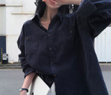 [BELLIDE MADE] Romance Corduroy Loose Fit Shirt & Shirt