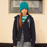 キルシーウィティーバニージップアップフーディー / WITTY BUNNY ZIP UP HOODIE [NAVY] (6671634104438)