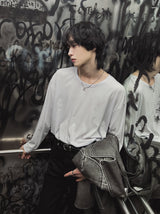[MADE] Silket U-neck long-sleeve T (2 color)