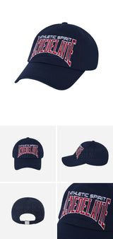 [24SS] VARSITY LOGO BALL CAP NAVY