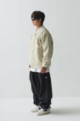 ロゴバーシティジャケット/BSR2223FWJK021 LOGO VARSITY JACKET CREAM BEIGE