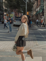 ボウッドニットケーブルボレロSET