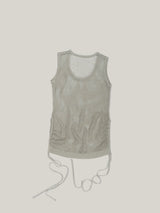ネッティングニットトップ [ ASH GRAY ]