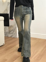 Reese boot-cut denim pants