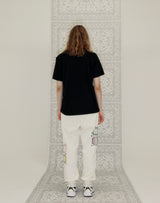 YELLOW TAP REGULAR FIT T-SHIRT BLACK (6691420307574)