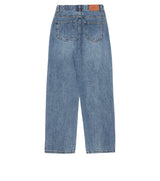 ミディアムストレートデニムパンツ / MEDIUM BLUE STRAIGHT DENIM PANTS [16626]