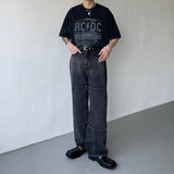バックACDCショートスリーブTシャツ / BACK ACDC Short-sleeved T-shirt