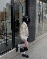 Button pleated skirt pants