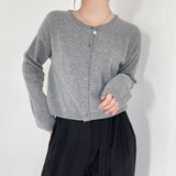 Round Neck Cardigan