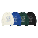 ガーデンパーティードローイングラウンドニット / GARDEN PARTY DRAWING ROUND KNIT - 4COLOR
