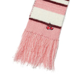 チェリーストライプマフラー／CHERRY STRIPE MUFFLER [PINK]
