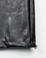 レザーストリングワイドパンツ/Leather String Wide Pants (2color)