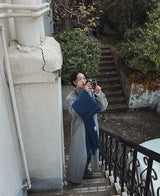 オレオダッフルロングコート/Oreo duffel long coat (2 color)