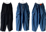 Big Pocket Balloon Cargo Denim Pants 2C