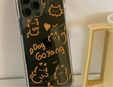 Poop Cat Jelly Orange Phone Case