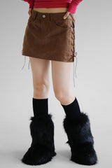 コルセットクラックスカート / Corset Crack Skirt (2color)