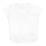 シャーリングロゴクロップTシャツ / 222 X shirring logo crop t - White