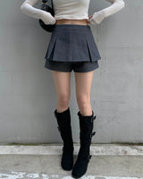 Pleated pants skirt