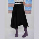 Claire shirring long skirt (6684264464502)