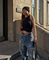 ダーティーウォッシングワイドデニム / (UNISEX) Dirty washing wide denim