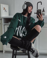 (UNISEX) コブ制服オーバーマンツーマン