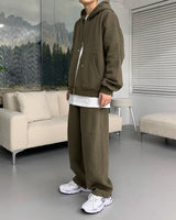 90'sキューブラムナッピング2WAYフードジップアップ / 90's Cube Lamb Napping Two-Way Hood Zip-Up (5 colors)