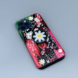 Collage Sketch Bumper Case (PINK) (6660046028918)