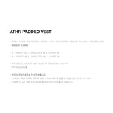 PURPLE ATHR PADED VEST