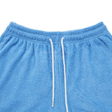 ロゴエンブレムテリーショートパンツ スカイブルー
