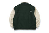 エッセンシャルロゴバーシティジャケット / ESSENTIAL LOGO VARSITY JACKET_GREEN