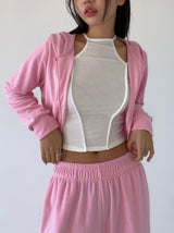 Chewing halter slit tee