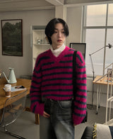 ワンダーVネックニット (3 color)